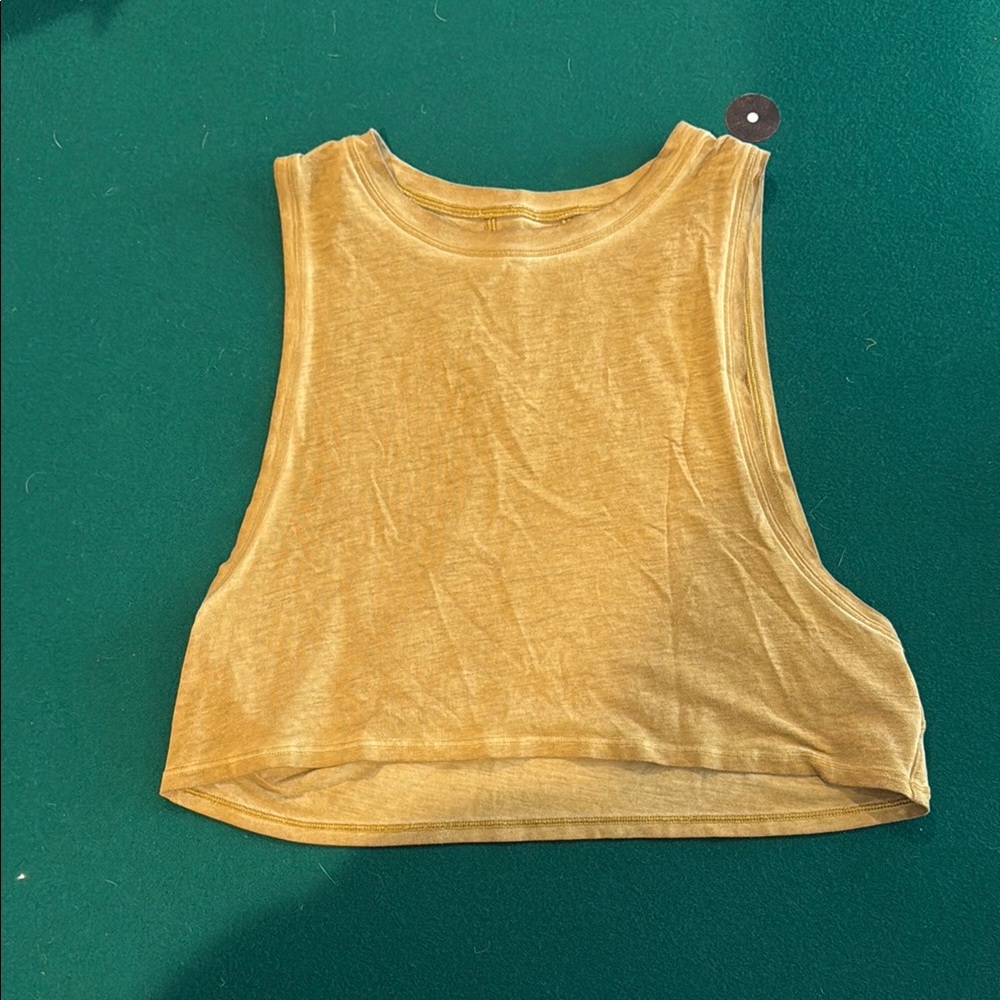 Yellow Sleeveless Women's Top